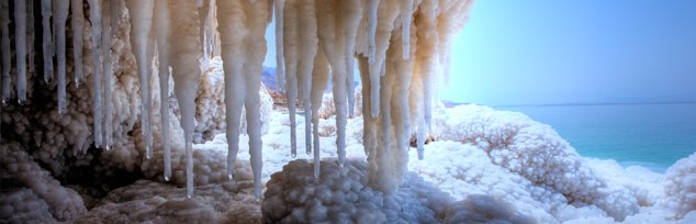 Мертвое море, кристаллы из соли