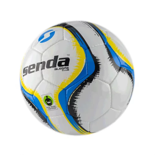 Футбольный мяч Senda Alegre, голубой / желтый