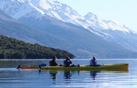 Активный отдых в Новой Зеландии, катание на байдарках