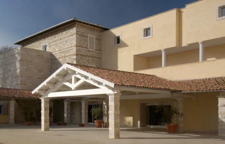 Спа-отель Terme di Saturnia, главный вход