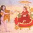 Богиня пищи Аннапурна кормит Шиву.